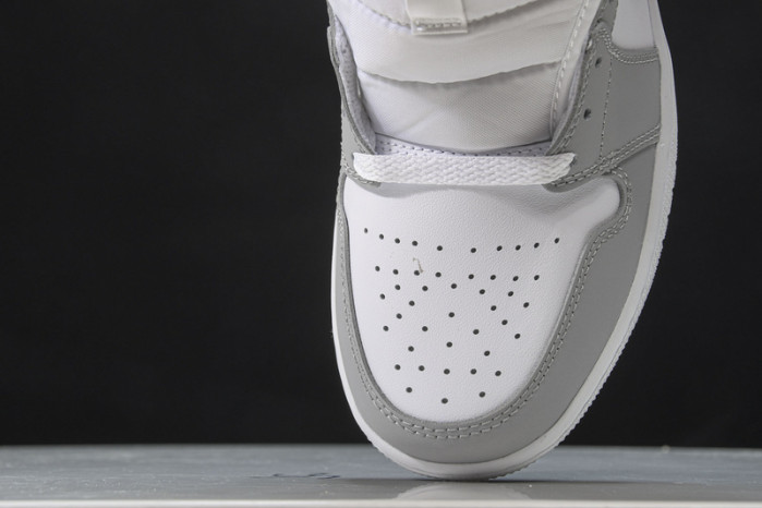 air jordan 1 mid wolf grey aluminum bq6472-105