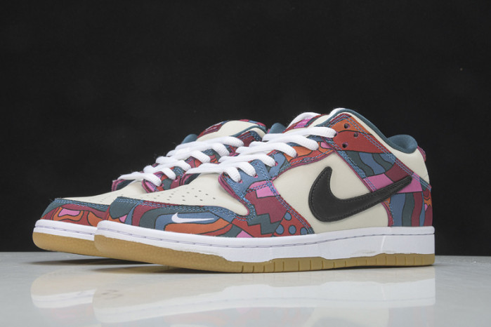 nike sb dunk low pro parra abstract art (2021) - dh7695-600