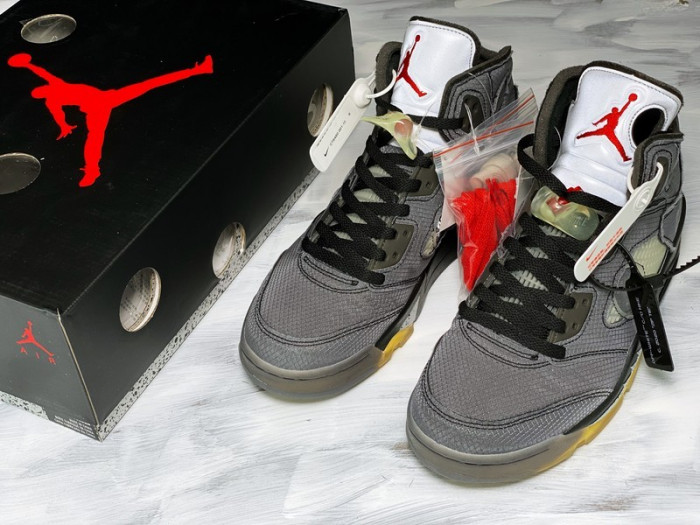 of air jordan 5 sp black muslin fire red - ct8480-001